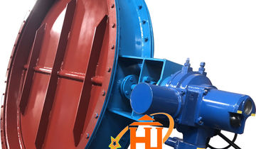 电动圆形单轴挡板风门