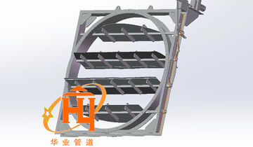 电动圆形百叶挡板门